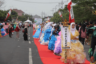 Fashion Show hasil karya siswa DPB
