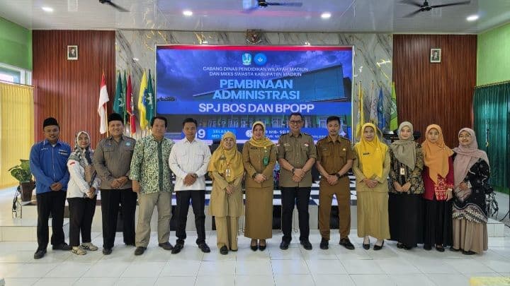 Kunjungan Cabang Dinas Pendidikan Wilayah Madiun ke SMK Muhammadiyah 3 Dolopo Berlangsung Hangat dan Produktif